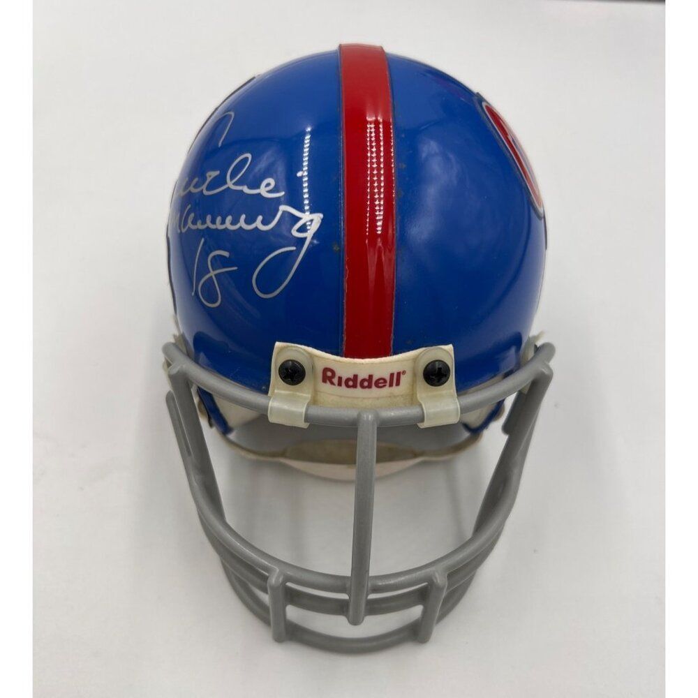 Archie Manning Signed Mini Helmet Ole Miss Rebels Riddell JSA Certified Football - Picture 4 of 11